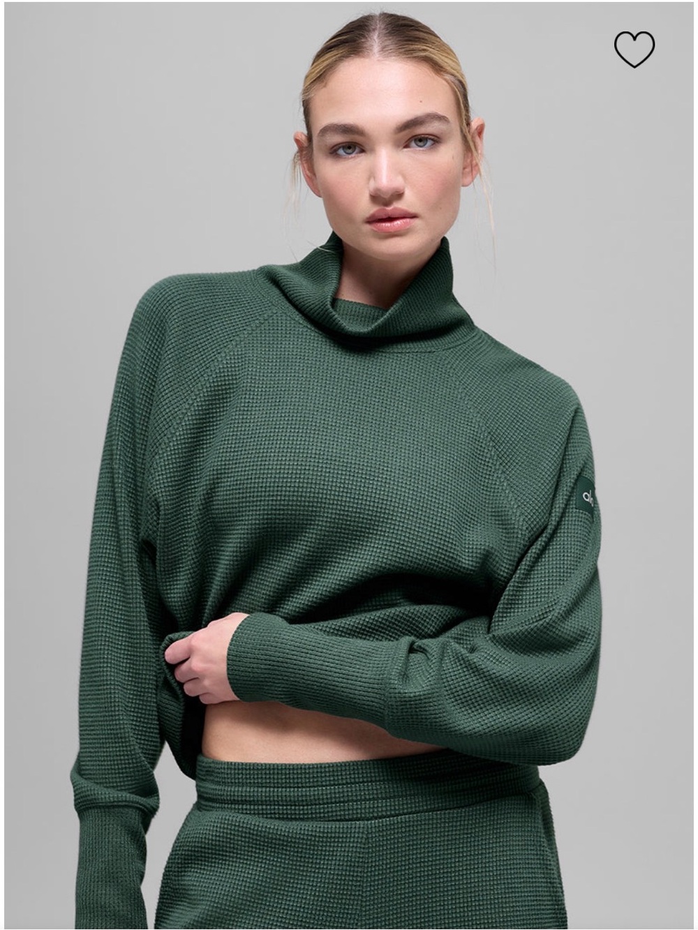 ALO Yoga Waffle Weekend Escape Mock Neck
- like new!